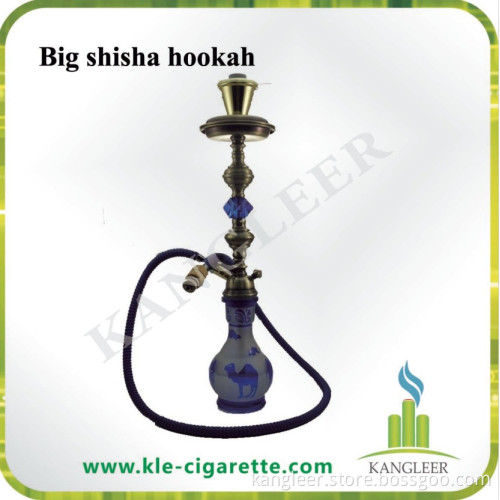 Flower Vase Unique Design Metal Big Hookah Shisha/Nargilah E-Cigarette with 10ml Clearomizer